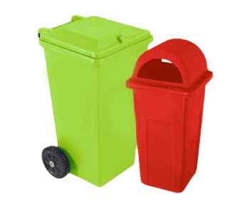 plastic dustbins